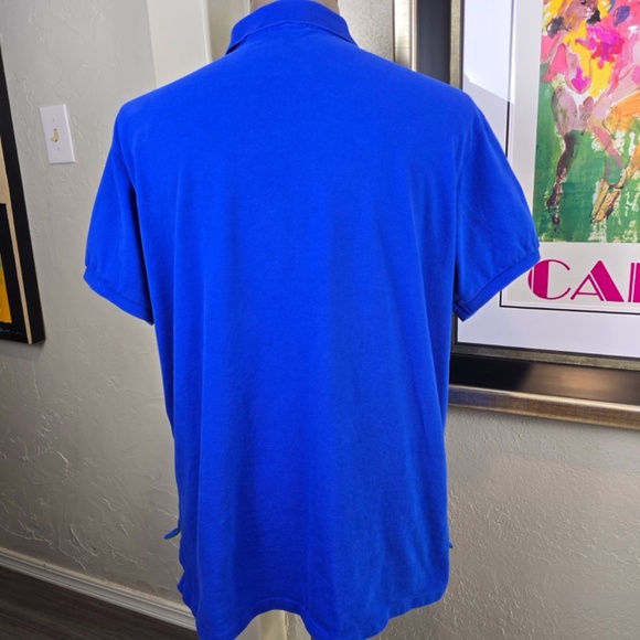 Polo Ralph Lauren Custom Fit Polo Shirt Mens XXL Big Pony Logo  “3” On Sleeve - Picture 4 of 7